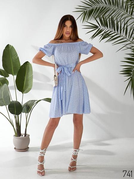 Платье Loren (42-48) 741 l.blue (лето)