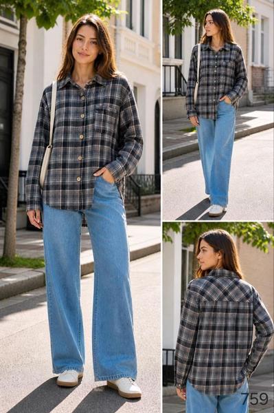 Рубашка Loren (42-56) 759 d.grey (деми)