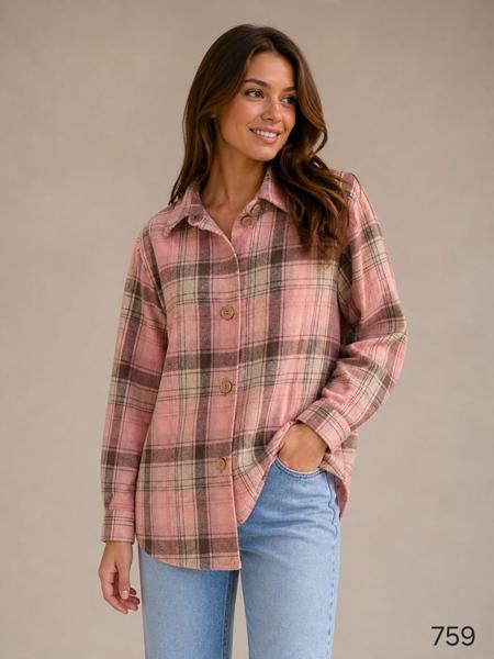 Рубашка Loren (42-56) 759 pink (деми)