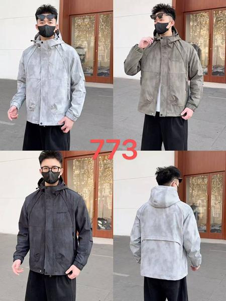 Куртка F.T.H (L-4XL) 773 d.grey (деми)