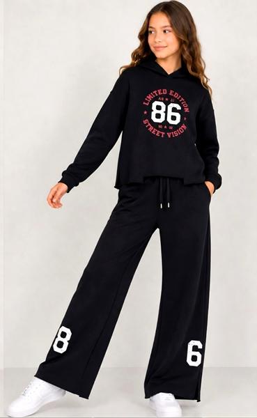 Костюм спорт Dino (8-16) DN1302 black (деми)
