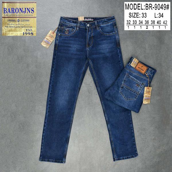 Джинсы God Baron (32-42) 9049 blue (деми)