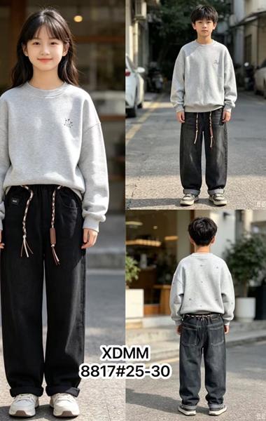 Джинсы Farbique (25-30) 8817 d.grey (деми)