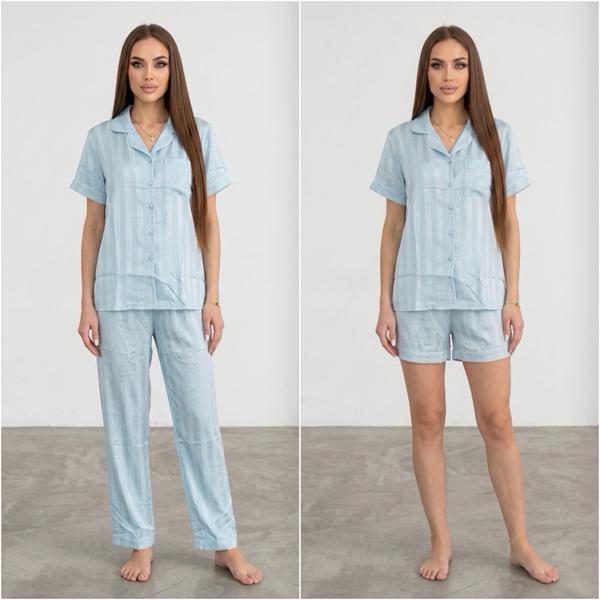 Комплект Trikotag (M-2XL) T784 l.blue (лето)