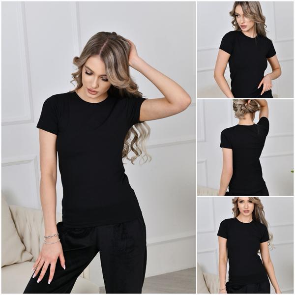 Футболка Trikotag (S-2XL) 3046 black (лето)