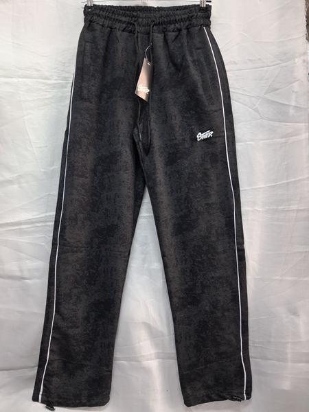 Штаны спорт Panda (S-2XL) 1987 black (деми)