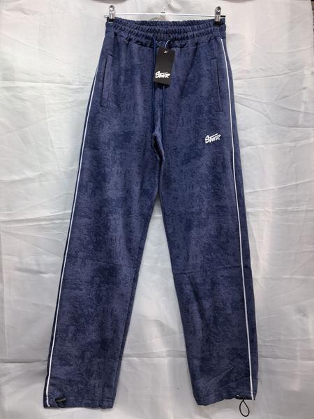 Штаны спорт Panda (S-2XL) 1989 blue (деми)