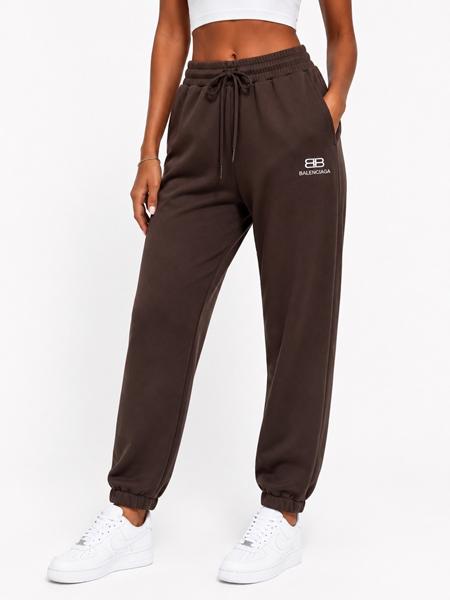 Штаны спорт Zalov (S-2XL) ZW2293 brown (деми)
