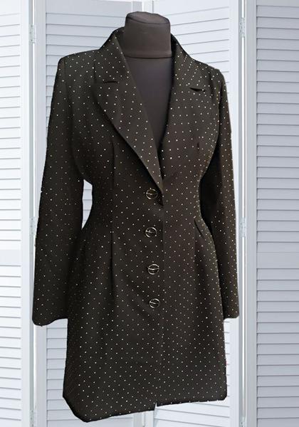 Платье H&S (42-48) 876 black (деми)