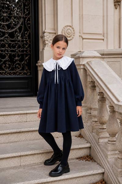 Платье Alisa Brand (122-152) 1379-1523 navy (деми)