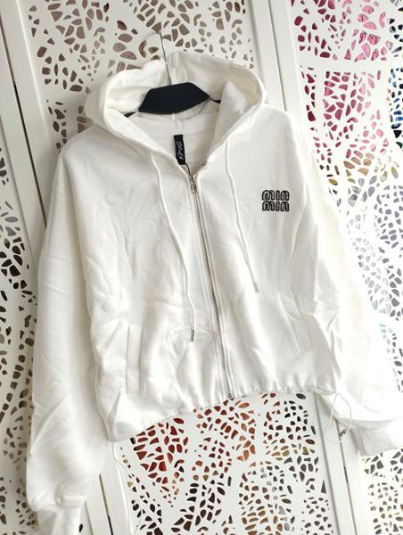 Кофта спорт Lora (M-XL) LR1696 white (деми)