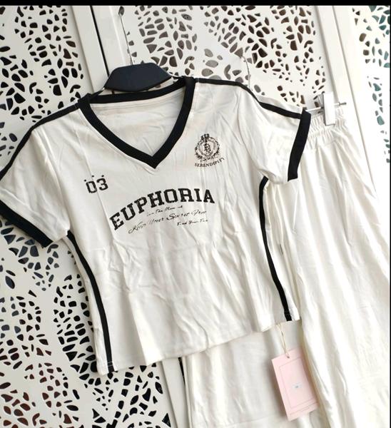 Костюм Lora (M-XL) LR1699 white (лето)