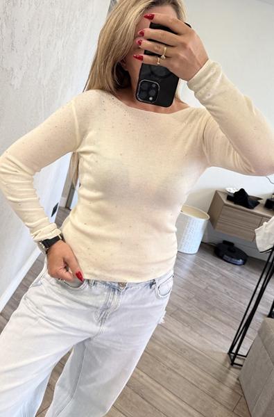 Свитер Lora (46-48) LR1727 white (деми)
