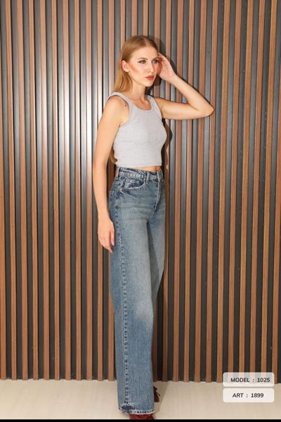 Джинсы Jeans Style (34-42) 1025-1899 l.blue (деми)