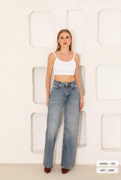 Джинсы Jeans Style (34-42) 352-1900 blue (деми)