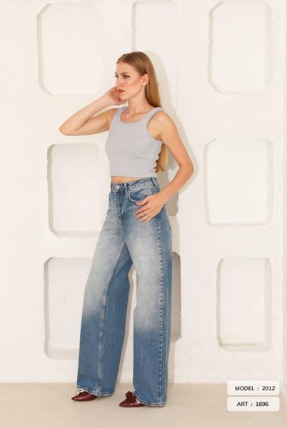Джинсы Jeans Style (34-42) 2012-1896 blue (деми)