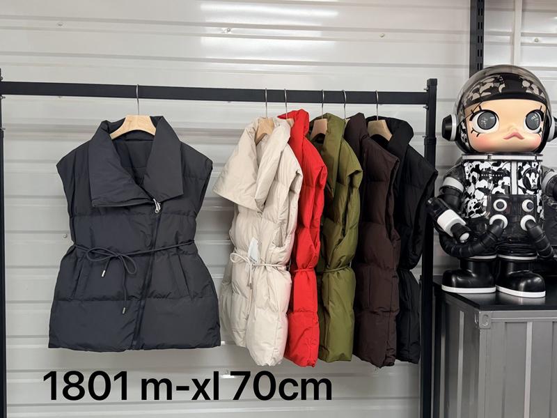 Жилетка Oukali (M-XL) 1801 brown (деми)