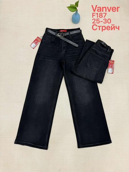 Джинсы Vanver (25-30) F187 black (деми)