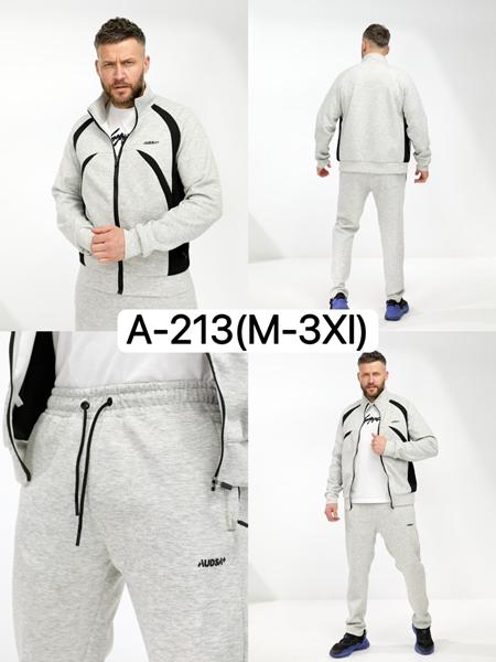 Костюм спорт Ale-Ate (M-3XL) A213 l.grey (лето)