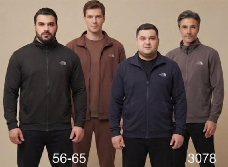 Кофта спорт Sevim (56-64) 3078-1 black (деми)