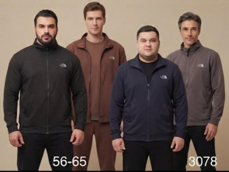 Кофта спорт Sevim (56-64) 3078-1 grey (деми)