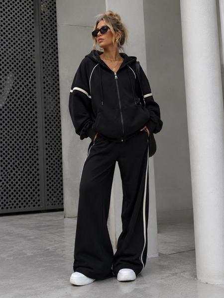 Костюм спорт Saint Wish (M-XL) 7060 black (зима)