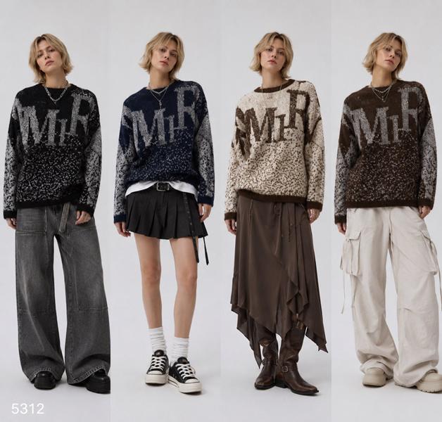 Свитер Saint Wish (M-XL) 9758 mix (зима)