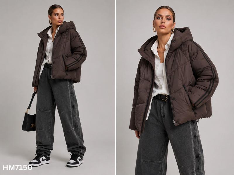 Куртка Saint Wish (S-L) HM7150 brown (зима)