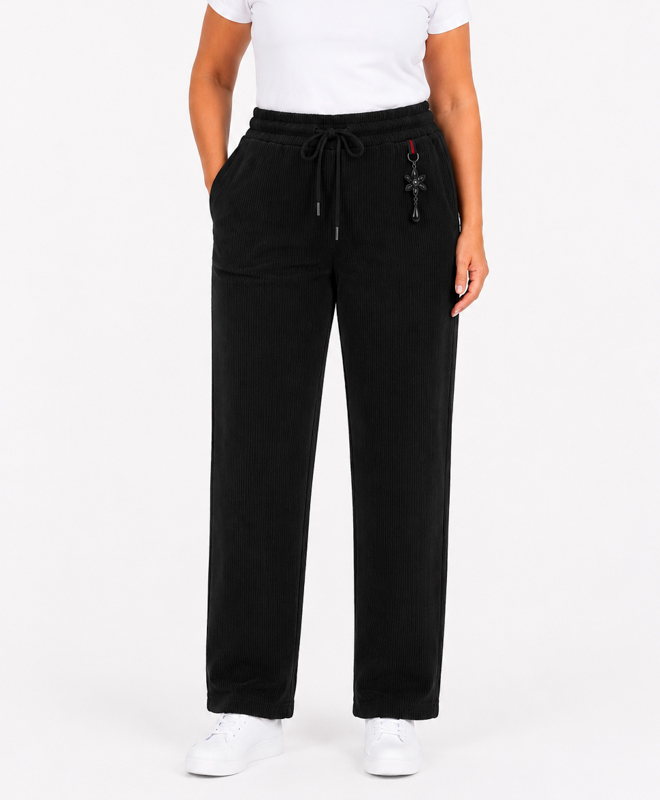 Штаны спорт Obuv OK2 (2XL-6XL) SY2036 (99522) black (зима)