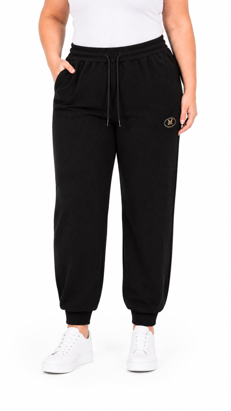 Штаны спорт Obuv OK2 (2XL-6XL) SY2038 (99458) black (зима)