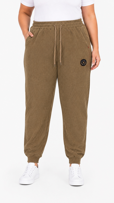Штаны спорт Obuv OK2 (2XL-6XL) SY2038 (99458) brown (зима)