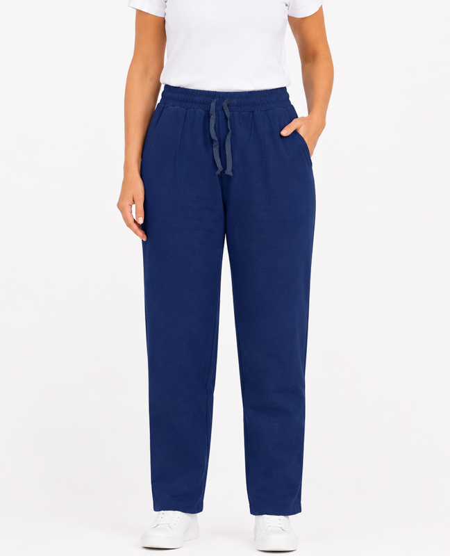 Штаны спорт Obuv OK2 (2XL-6XL) SY2069 (99452) d.blue (зима)