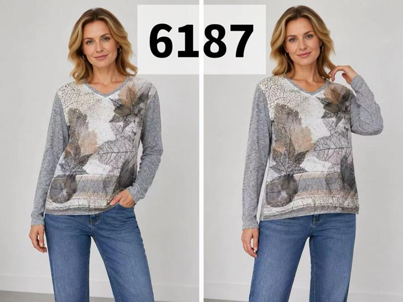 Свитер Gertie (48-56) 6187 grey (деми)