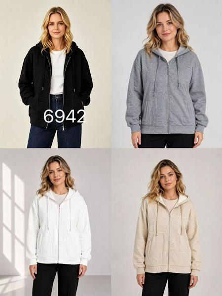 Кофта спорт Gertie (52) 6942 white (деми)