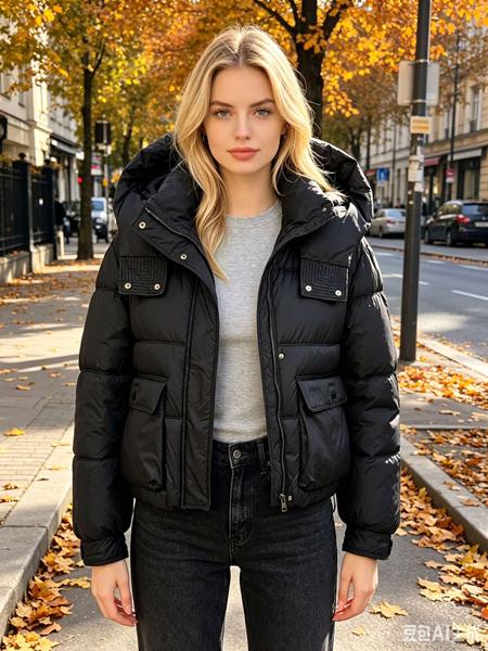 Куртка Jacket (L-2XL) B2605 black (деми)