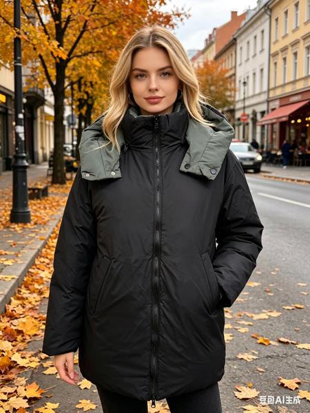 Куртка Jacket (M-2XL) B288 black (деми)