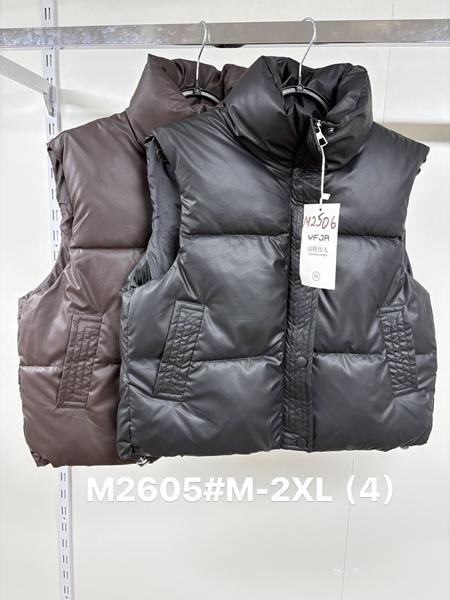 Жилетка Jacket (M-2XL) M2605 black (деми)
