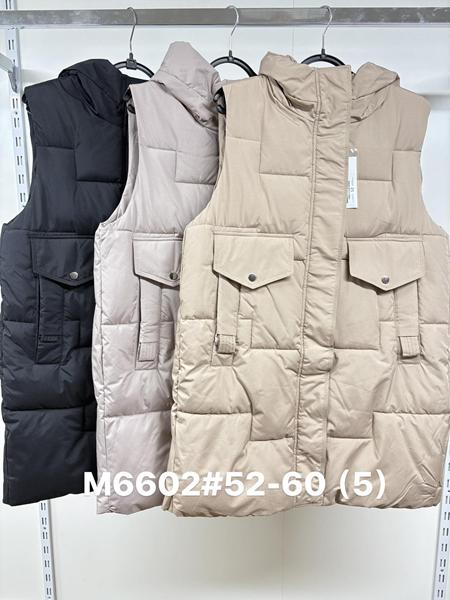 Жилетка Jacket (52-60) M6602 grey (деми)