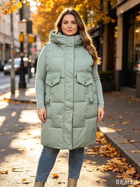 Жилетка Jacket (52-60) M6602 mint (деми)