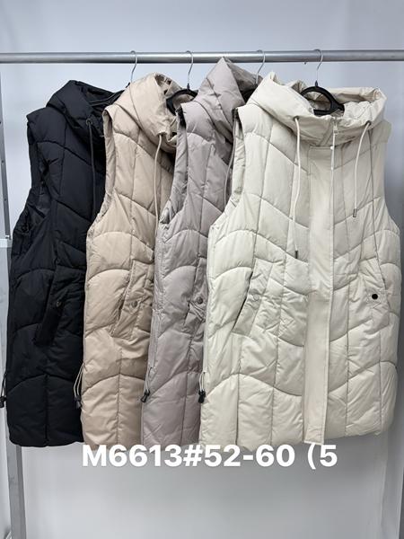 Жилетка Jacket (52-60) M6613 l.beige (деми)