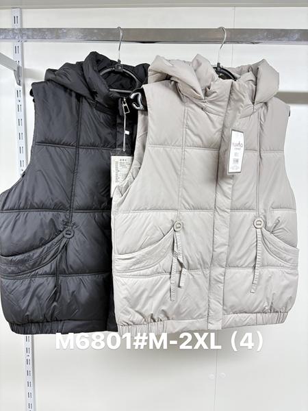 Жилетка Jacket (M-2XL) M6801 grey (деми)