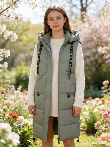 Жилетка Jacket (40-48) M730 green (деми)