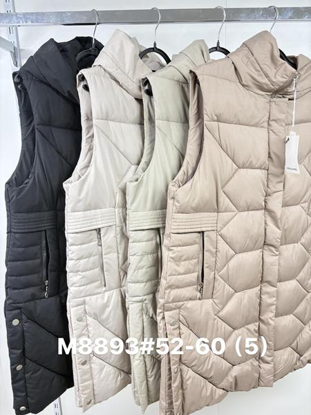 Жилетка Jacket (52-60) M8893 beige (деми)