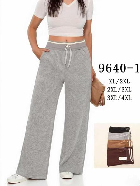 Штаны спорт Hoan (XL-4XL) 9640-1 mix (деми)
