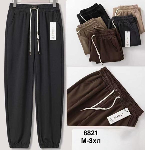Штаны спорт Minh (M-3XL) 8821 grey (деми)