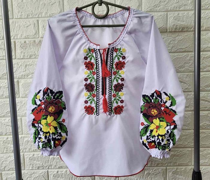 Вышиванка Proschenko (30-38) PR1244 white (деми)