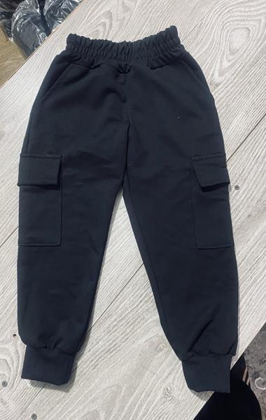 Штаны спорт Proschenko (93-116) PR1325 black (деми)