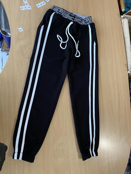 Штаны спорт Proschenko (128-152) PR1328 black (деми)