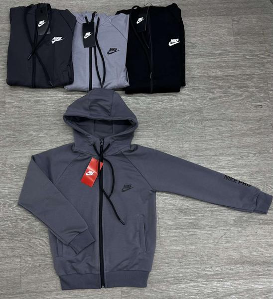 Кофта спорт MirWear kids (9-13) N320-2 d.grey-black (деми)