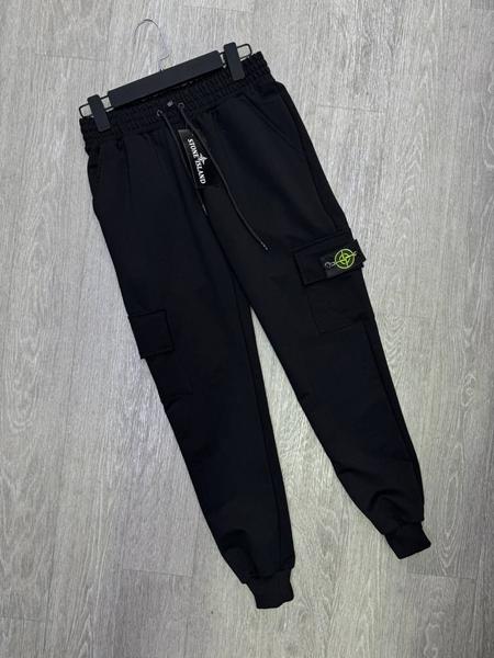 Штаны спорт MirWear kids (9-13) SI214-2 black (деми)